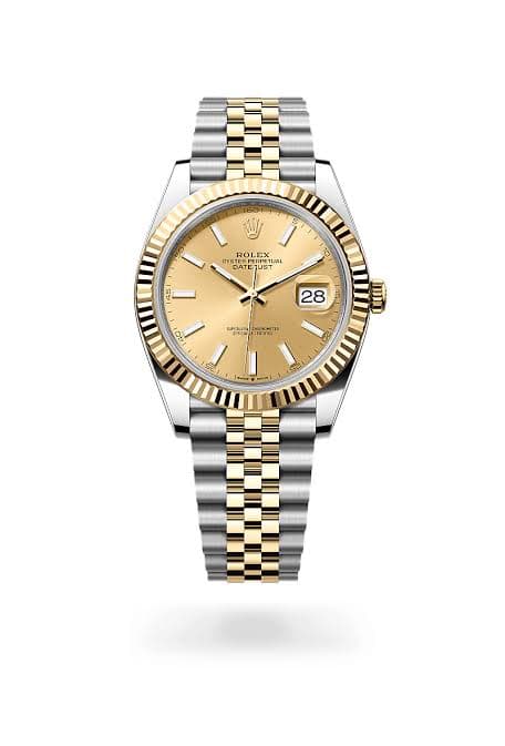 Rolex Oyster Perpetual Datejust Two-Tone Gold Dial Watch